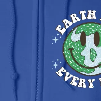 Earth Day Everyday Protect Our Planet Save Mother Earth Cool Gift Full Zip Hoodie