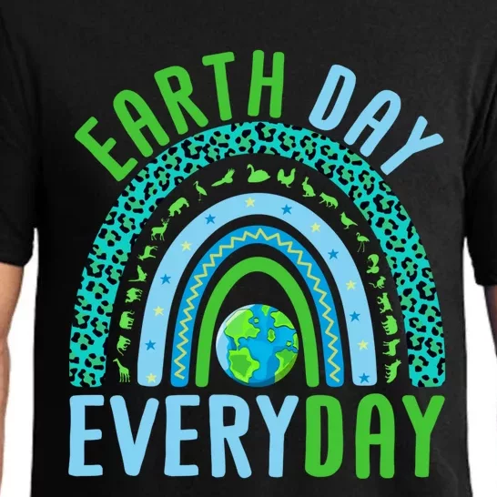 Earth Day Every Day Planet Earth Earth Day Everyday Rainbow Gift Pajama Set