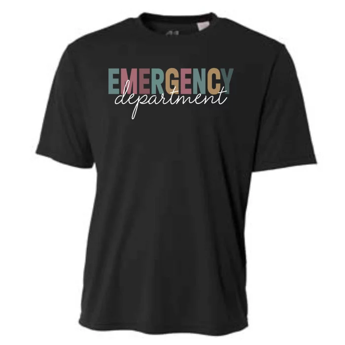 Emergency Departt Emergency Room Healthcare Nursing Nurse Gift Cooling Performance Crew T-Shirt