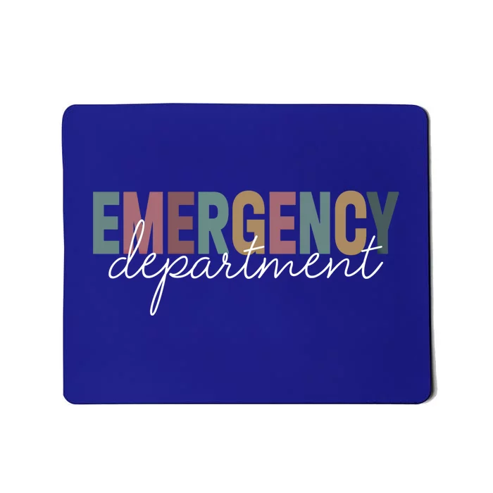 Emergency Departt Emergency Room Healthcare Nursing Nurse Gift Mousepad