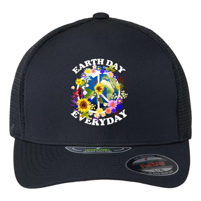 Earth Day Everyday Protect Our Planet Environmentalist Flexfit Unipanel Trucker Cap