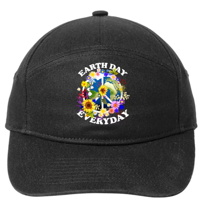 Earth Day Everyday Protect Our Planet Environmentalist 7-Panel Snapback Hat