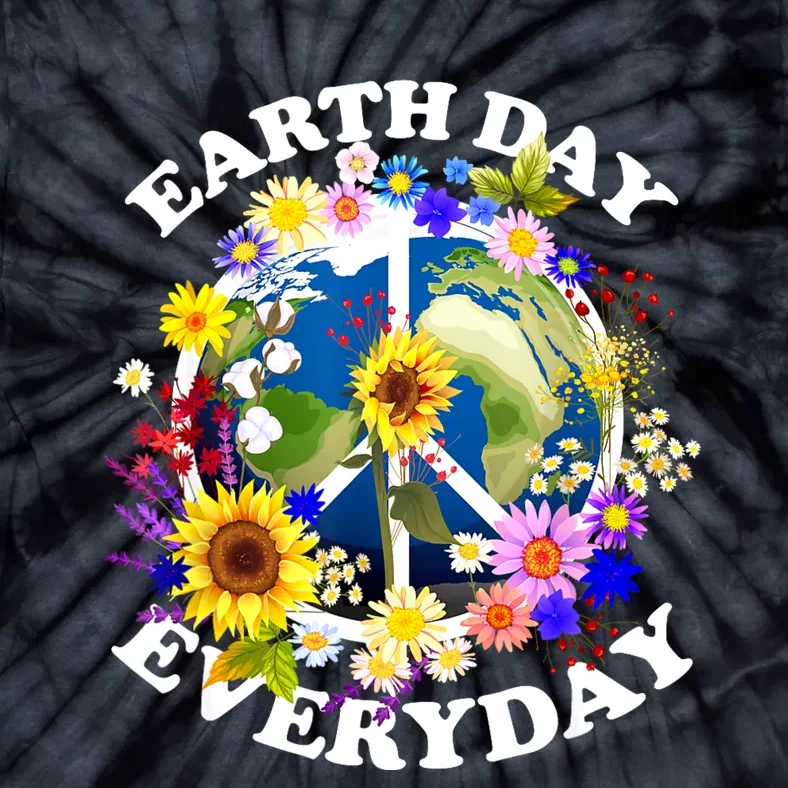 Earth Day Everyday Protect Our Planet Environmentalist Tie-Dye T-Shirt