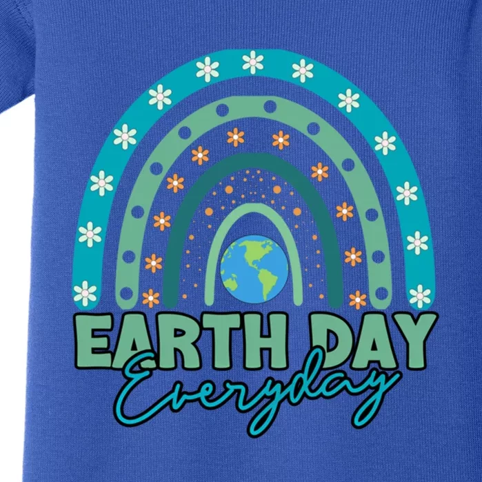 Earth Day Every Day Gift Earth Day Planet Everyday Rainbow Gift Baby Bodysuit