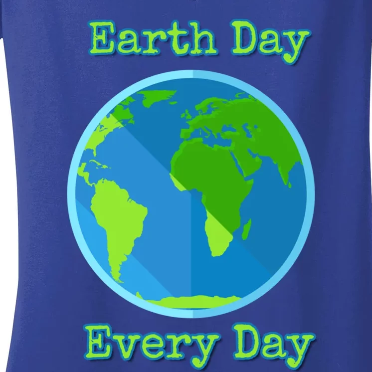 Earth Day Every Day Cute Gift Women's V-Neck T-Shirt