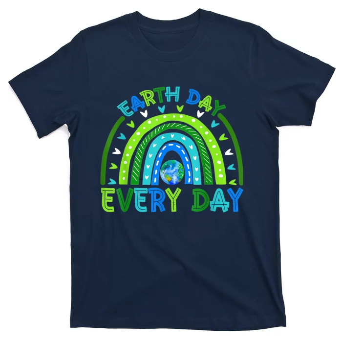 Earth Day Everyday S.hirt Earth Day Rainbow Save The Planet T-Shirt