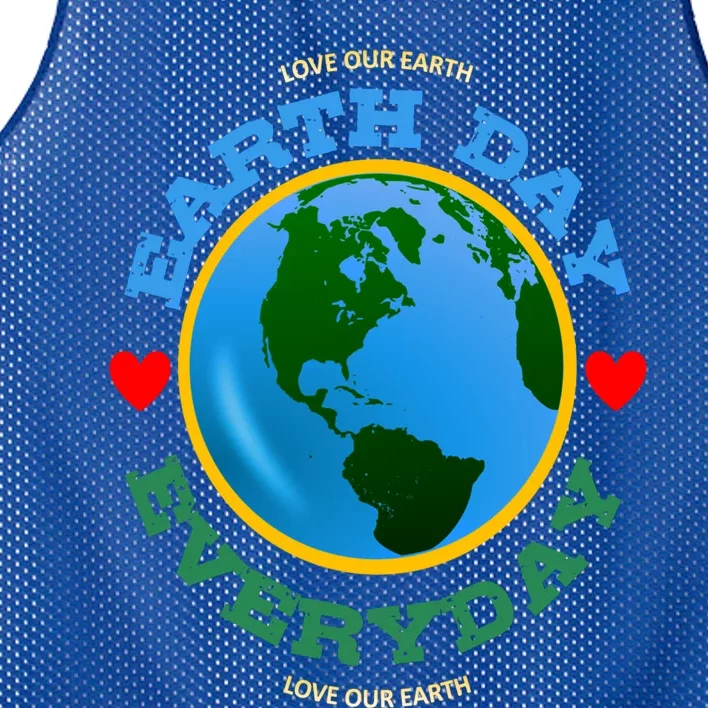 Earth Day Everyday Gift Mesh Reversible Basketball Jersey Tank