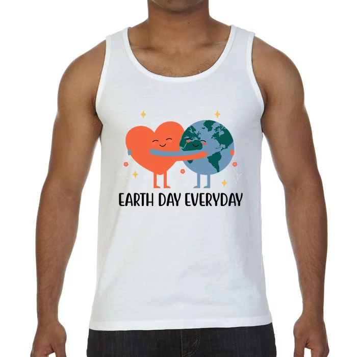 Earth Day Everyday Cute Heart Comfort Colors® Tank Top