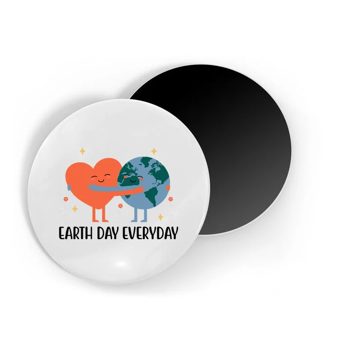 Earth Day Everyday Cute Heart Magnet