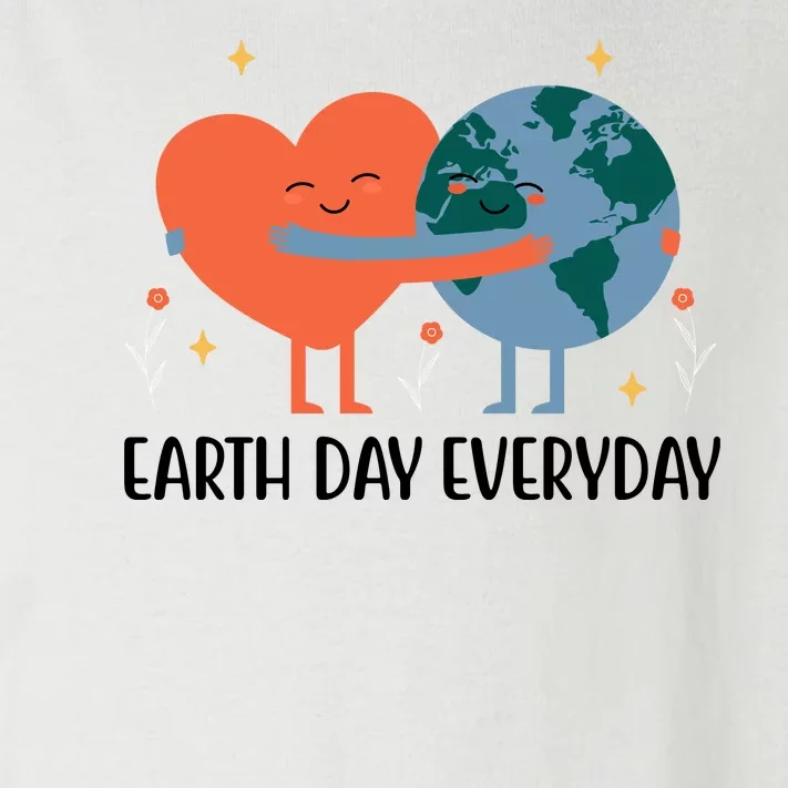 Earth Day Everyday Cute Heart Toddler Long Sleeve Shirt