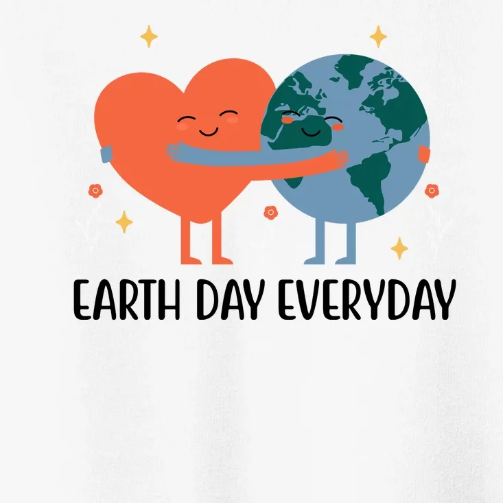 Earth Day Everyday Cute Heart Toddler T-Shirt