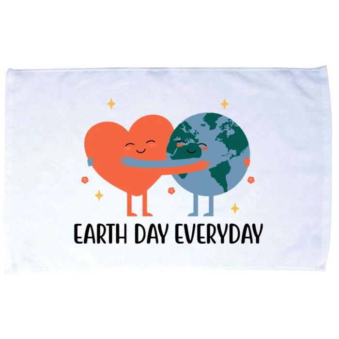 Earth Day Everyday Cute Heart Microfiber Hand Towel