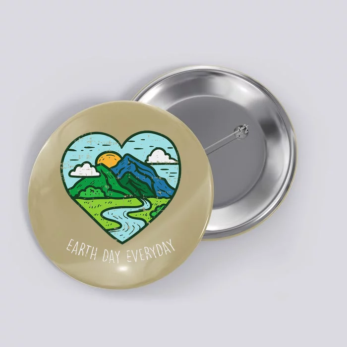 Earth Day Everyday April 22nd Environmentalist Gift Button