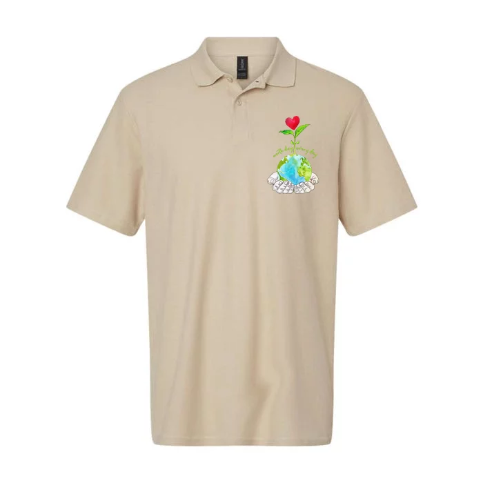 Earth Day Everyday Cute Environmental Science Gift Softstyle Adult Sport Polo