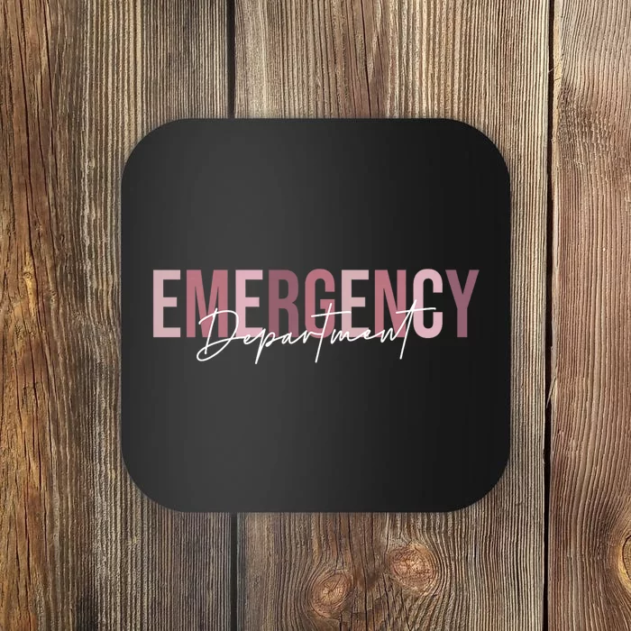 Emergency Department Emergency Room Healthcare Nursing Coaster