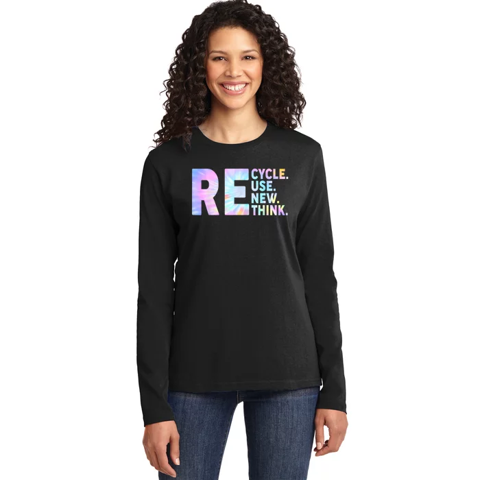 Earth Day Environmental Activism Ladies Long Sleeve Shirt