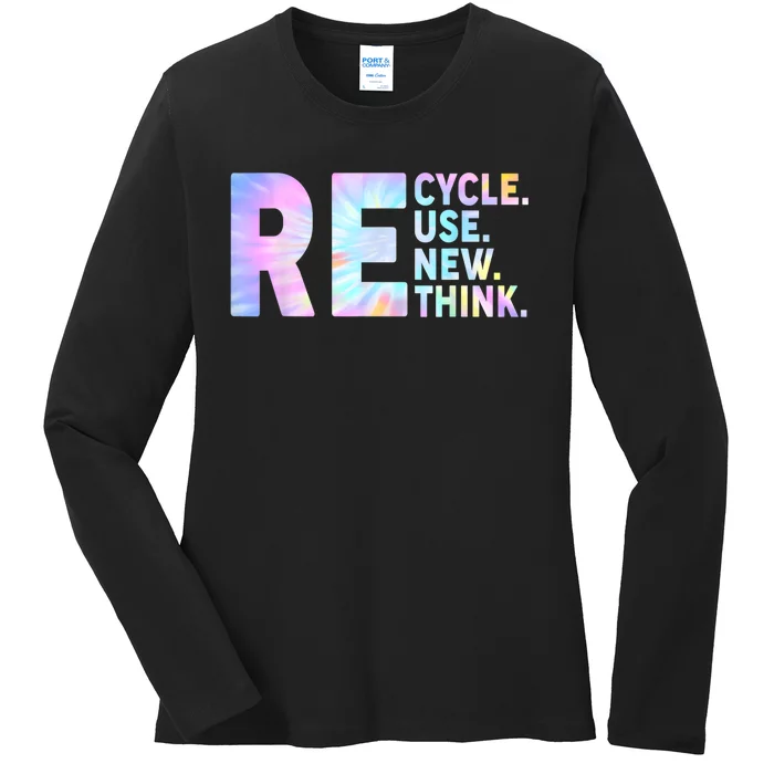 Earth Day Environmental Activism Ladies Long Sleeve Shirt