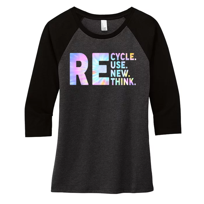 Earth Day Environmental Activism Women's Tri-Blend 3/4-Sleeve Raglan Shirt