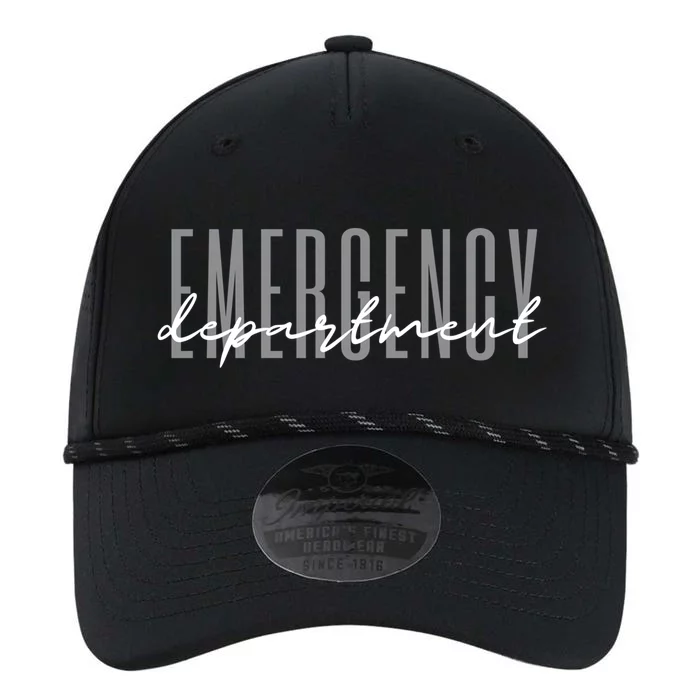 Emergency Departt Emergency Room Healthcare Nursing Funny Gift Performance The Dyno Cap