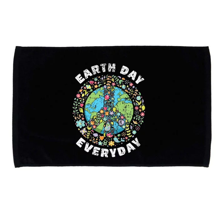 Earth Day Everyday Earth Day Gift Microfiber Hand Towel