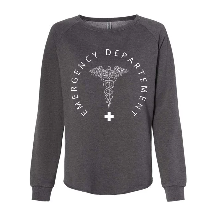 Emergency Department Womens California Wash Sweatshirt