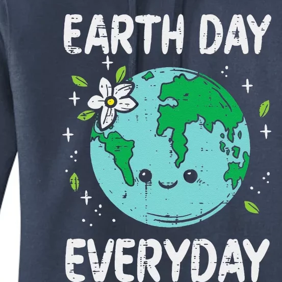 Earth Day Everyday Flower Environmentalist Women Women's Pullover Hoodie