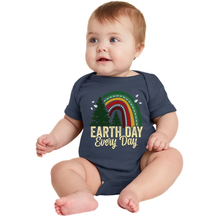 Earth Day Everyday Awareness Planet Animal Baby Bodysuit