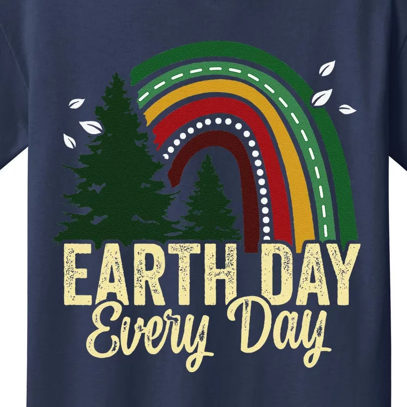 Earth Day Everyday Awareness Planet Animal Kids T-Shirt