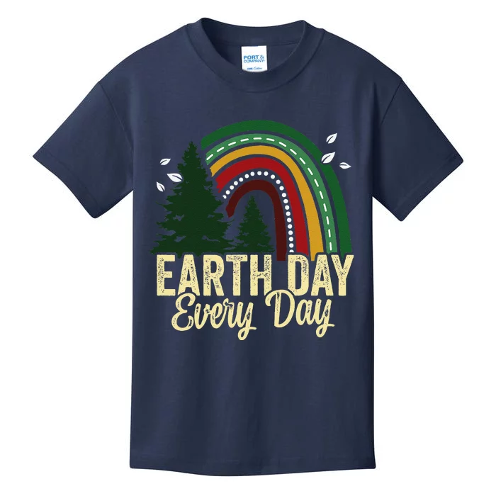 Earth Day Everyday Awareness Planet Animal Kids T-Shirt