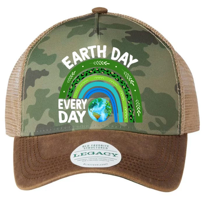 Earth Day Every Day Rainbow Earth Day Legacy Tie Dye Trucker Hat