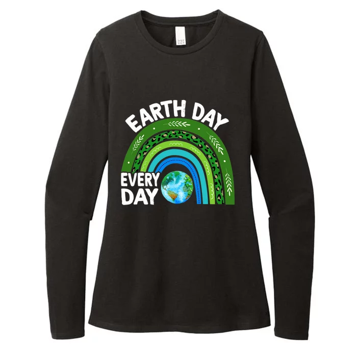 Earth Day Every Day Rainbow Earth Day Womens CVC Long Sleeve Shirt