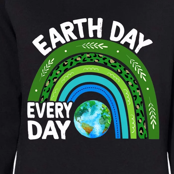 Earth Day Every Day Rainbow Earth Day Womens California Wash Sweatshirt