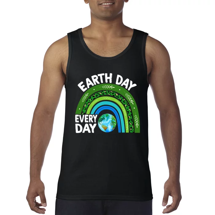 Earth Day Every Day Rainbow Earth Day Tank Top