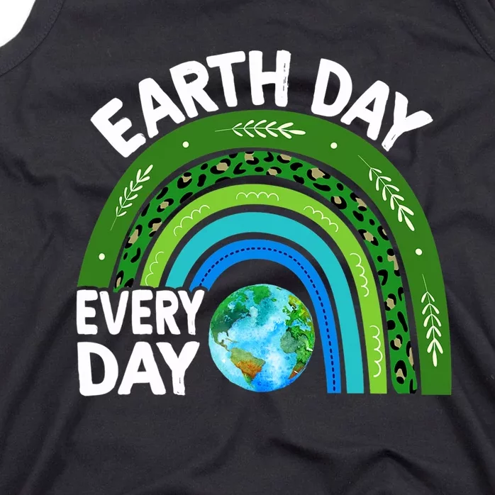 Earth Day Every Day Rainbow Earth Day Tank Top