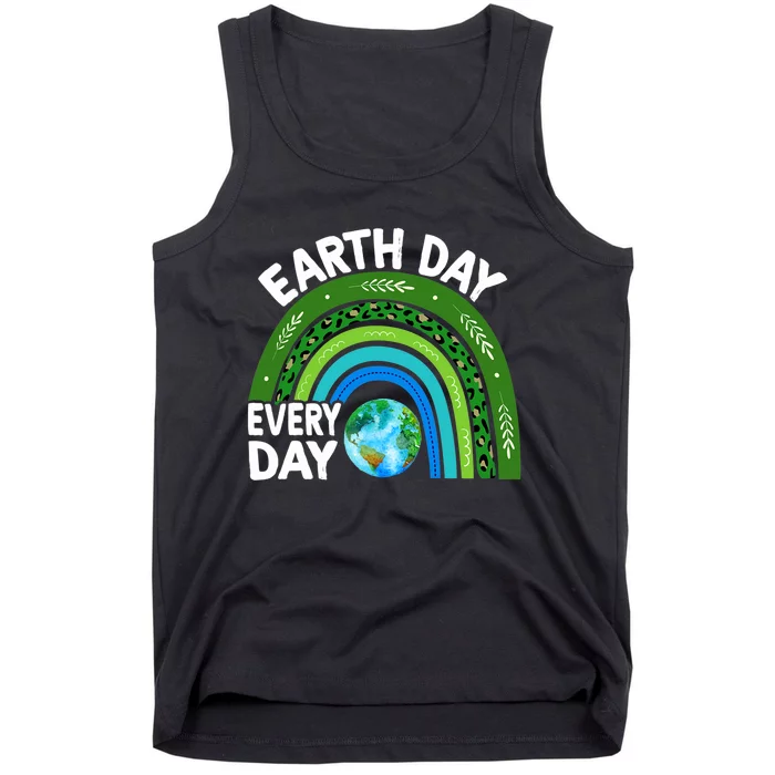 Earth Day Every Day Rainbow Earth Day Tank Top