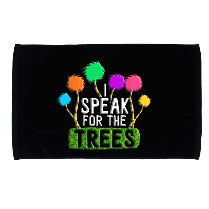 Earth Day Every Day Trees Make The Earth Green Again Funny Gift Microfiber Hand Towel