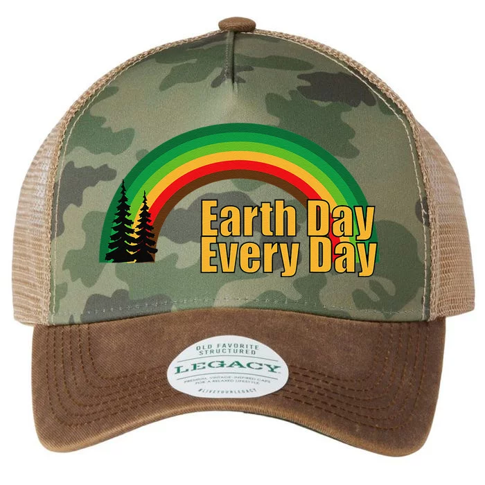 Earth Day Everyday Green Rainbow Earth Day Legacy Tie Dye Trucker Hat