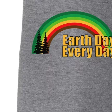 Earth Day Everyday Green Rainbow Earth Day Doggie 3-End Fleece Hoodie