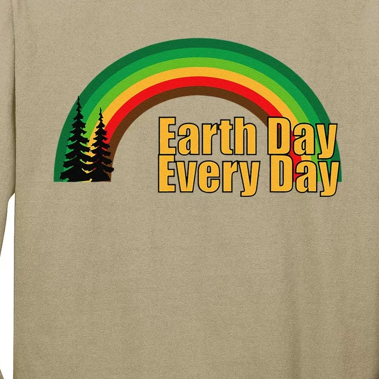 Earth Day Everyday Green Rainbow Earth Day Tall Long Sleeve T-Shirt