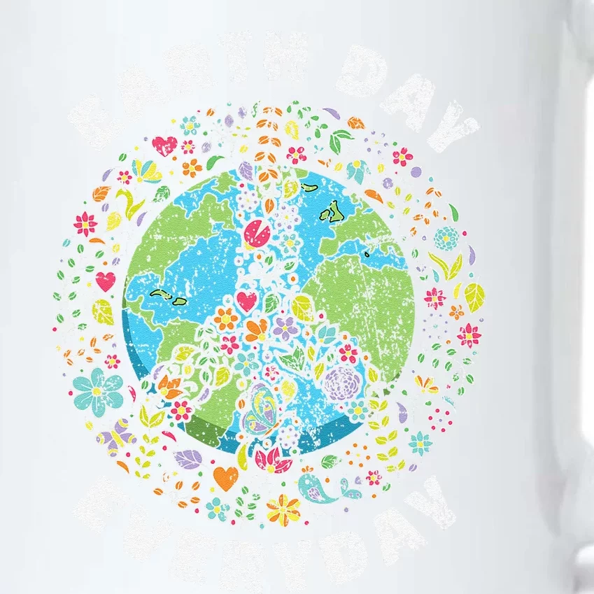 Earth Day Everyday Earth Day Black Color Changing Mug