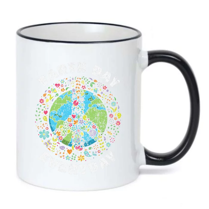 Earth Day Everyday Earth Day Black Color Changing Mug