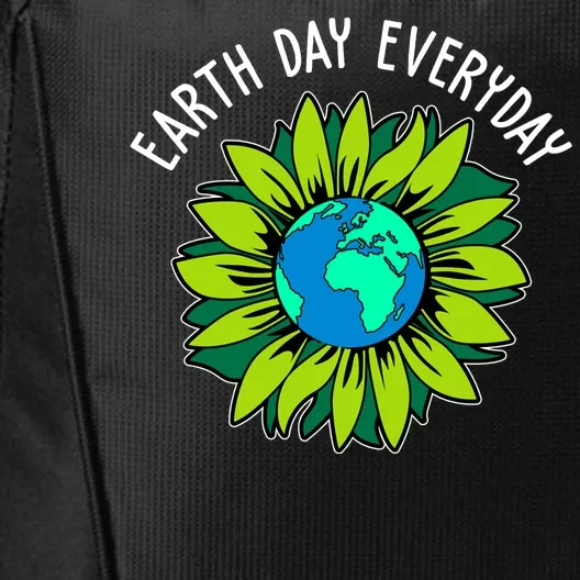 Earth Day Everyday Flower Globe City Backpack