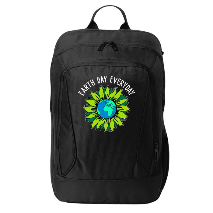 Earth Day Everyday Flower Globe City Backpack