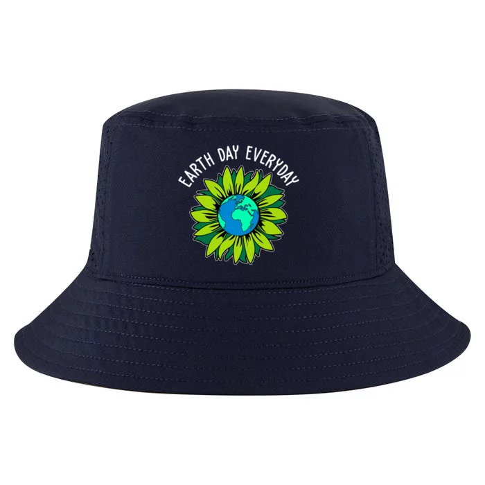 Earth Day Everyday Flower Globe Cool Comfort Performance Bucket Hat