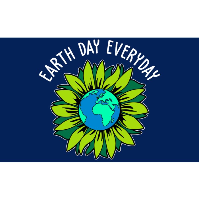 Earth Day Everyday Flower Globe Bumper Sticker