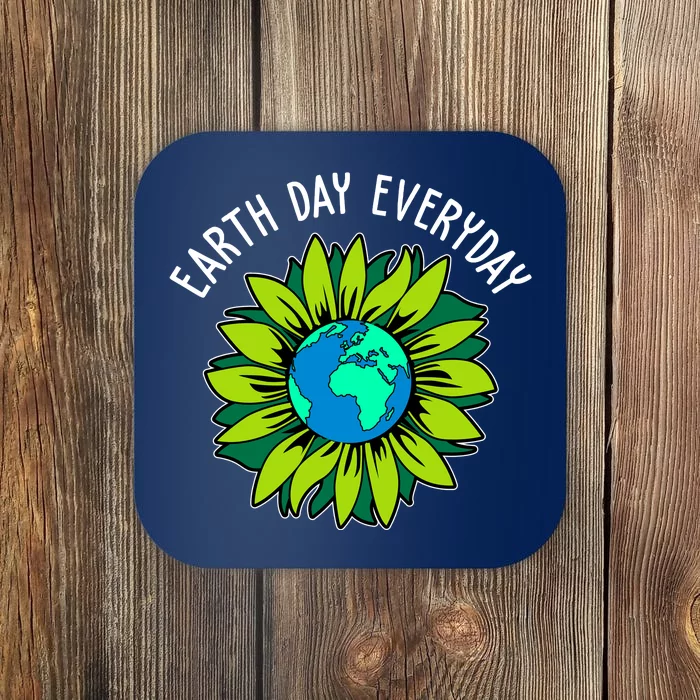 Earth Day Everyday Flower Globe Coaster