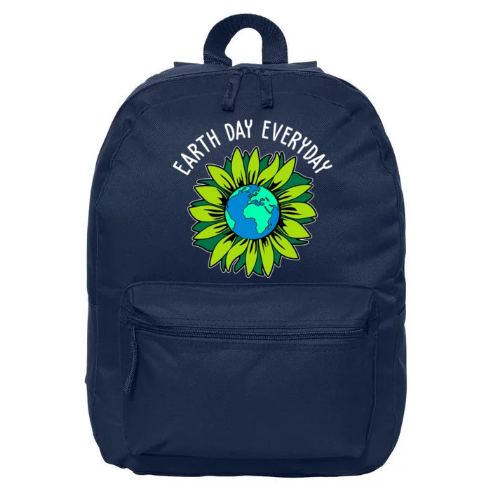 Earth Day Everyday Flower Globe 16 in Basic Backpack