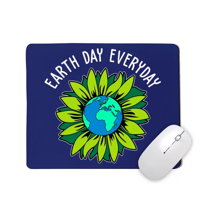 Earth Day Everyday Flower Globe Mousepad