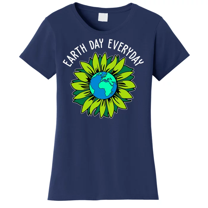 Earth Day Everyday Flower Globe Women's T-Shirt