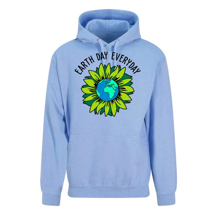 Earth Day Everyday Flower Globe Unisex Surf Hoodie